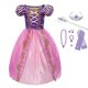 thumbnail image 1 of Disney vestido de princesa Rapunzel para niña, disfraz de Sofía para cumpleaños, Halloween, carnaval, fiesta, 1 of 4