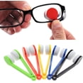thumbnail image 1 of Limpiador de gafas Mini oso de fresa microfibra cepillo suave herramienta de limpieza Color al azar, 1 of 6