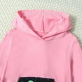 thumbnail image 3 of Gibobby Conjunto 2PCS niño Pantalones para niños pequeños Trajes Niñas Otoño animados Dinosaurio Impresiones Tops Pantalones Manga larga Ropa de invierno(Rosa, 3-4 Años), 3 of 5