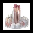 thumbnail image 2 of 2 Uds Estante de Almacenamiento de CosméTicos Maquillaje Tocadiscos Organizador Bandeja Giratoria para JoyeríA Caja de Almacenamiento Multifuncional, 2 of 5