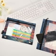 thumbnail image 4 of Lighthouse on Sea 2 Pack Pencil Pouch for 3 Ring Binder Smooth Zipper Folders with Pockets Clear Window Pencil Case, 4 of 6