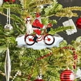 thumbnail image 1 of Fiudx Colgante de Papá Noel, Adorable Cachorro de Acrílico, Adorno Colgante para Árbol de Bicicleta, Accesorio para Oficina y Coche, Diseño de Colores Vibrantes, Ideal para Navidad y Acción de Gracia, 1 of 6