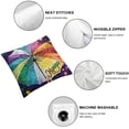 thumbnail image 4 of BANET Throw Pillow Cushion Cover, Party, Decorative Square Accent Pillow Case 12x12in, 4 of 5