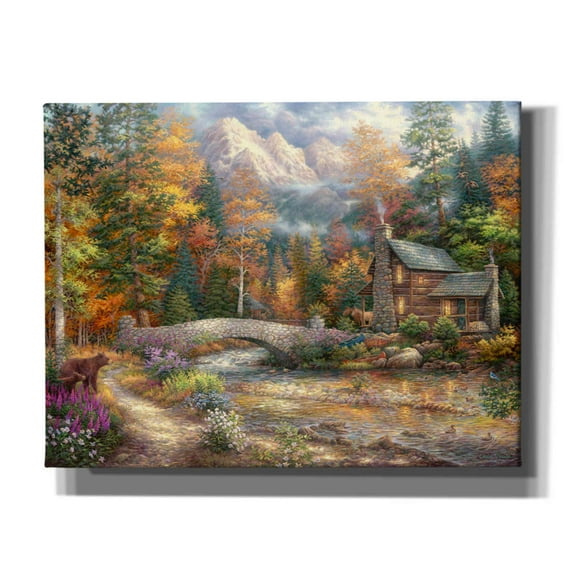 Epic Graffiti 'Call of the Wild' by Chuck Pinson, Canvas Wall Art, 34"x26"