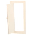 thumbnail image 4 of Miangastore Miniature 1:12 Scale Dollhouse Door Beige 1Set 7X3.1X0.2In, 4 of 9