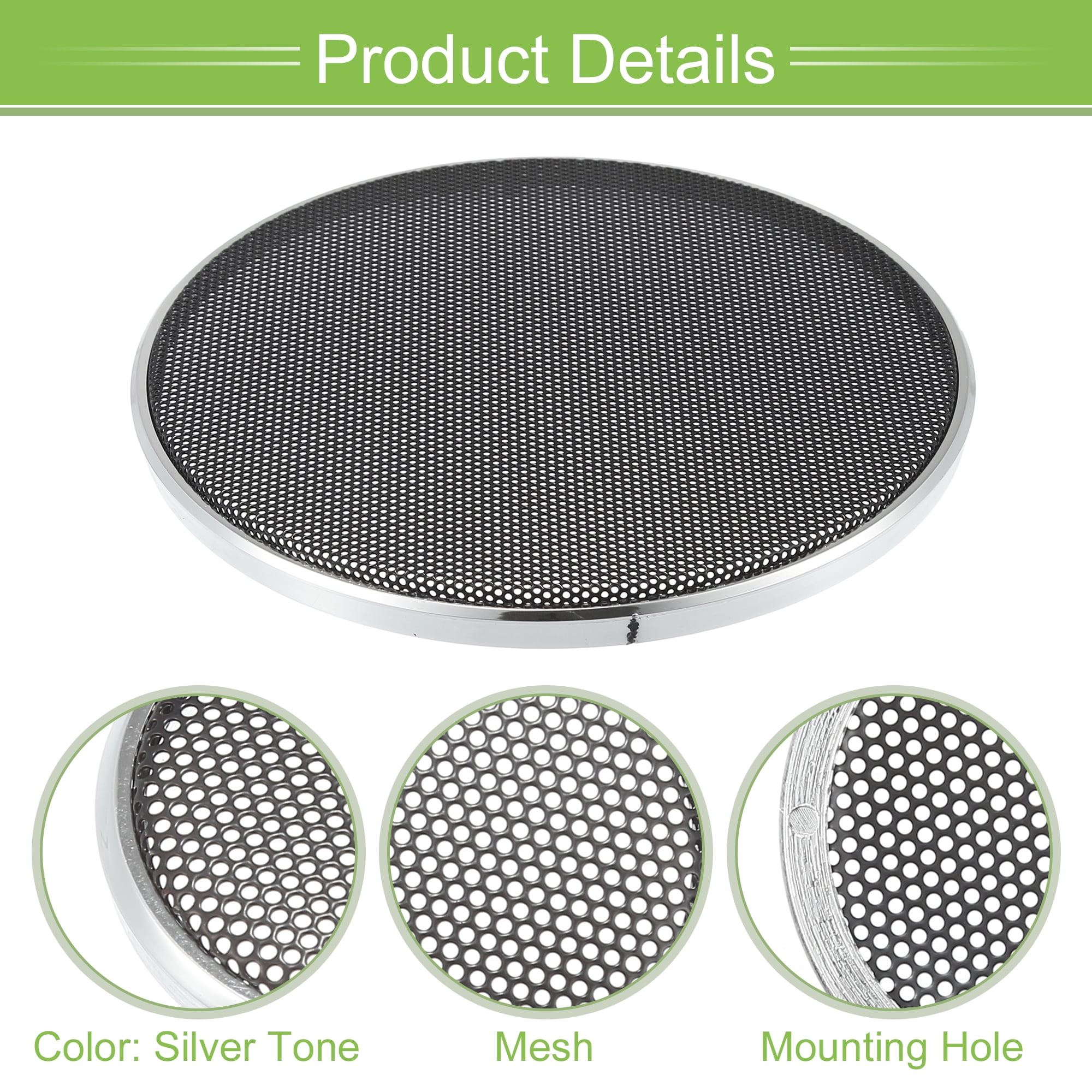Unique Bargains Universal 5 Inch Car Speaker Grills Cover Mesh Protector Case