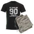 thumbnail image 6 of CafePress - Took Me 90 To Look This Good Men's Dark Pajamas - Men's Dark Loose Fit Cotton Pajama Set, 6 of 7