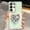 A-Green, variant on for Samsung Galaxy S25 Plus Bling Case Luxury for Women Girls Design Cute 3D Love Holder Kickstand Fancy Glitter Crystal Rhinestone Diamond Protective Phone Cover,Pink