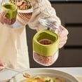 thumbnail image 2 of Press Style Glass Seasoning Jar with Flip Cover and Measuring Spoon Kitchen MSG Container for Spice Organization Easy Dispensing Design for Cooking Efficiency and Countertop Organization, 2 of 6