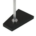 thumbnail image 4 of 12" x 11" Silver Aluminum Metal Airplane Sculpture with Black Base, by DecMode, 4 of 9