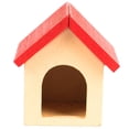 thumbnail image 3 of SHOWERORO Mini Maison en Forme Rouge Rangement en Bois Miniature Jardin Féerique 1 Ensemble, 3 of 8