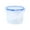 B, variant on Bigersell Plastic Food Storage Containers with Snap Lids Airtight Round Cereal Storage Containers Grain for Rice, Pasta, Flour and Sugar Kitchen Pantry Organization and Storage F