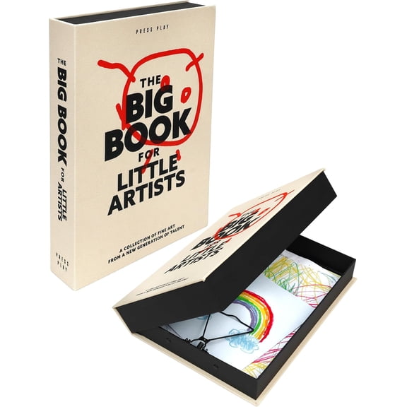 Art Portfolio-Little Artists Big Book, Artist Portfolio Art Collection and Artwork Display, Art Books Memory Keepsake Gifts