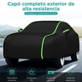 thumbnail image 2 of Cubierta para Auto SUV y Sedan,520x200x180CM Funda para Carro Impermeable,Funda para Carro con Tira Reflectante,Anti-UV para Exteriores,Incluye Cuerda Antiviento y Bolsa de Almacenamiento,Negro, 2 of 7