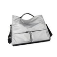 thumbnail image 3 of Bolsa de gimnasio para hombre y mujer, ligera, de tela Oxford, de gran capacidad Plata, 3 of 8