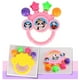 thumbnail image 5 of Juego de 7 sonajeros de plástico de colores aleatorios para bebés recién nacidos, sonajeros para bebés, mordedores para niños, cascabeles de mano, 5 of 7
