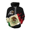 thumbnail image 3 of Sudadera con capucha con estampado 3D de la bandera nacional de México para hombre y mujer, suéter informal de gran tamaño, sudadera popular, ropa de moda para hombre, 3 of 5