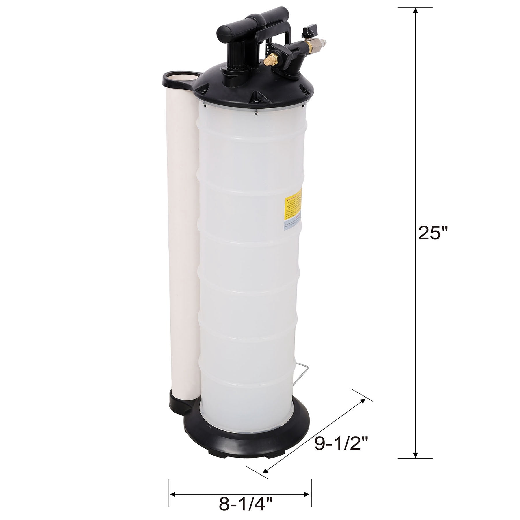 7L Pneumatic Manual Oil Extractor Pump with Durable Design for Automotive Fluids - Vacuum Fluid Evacuator