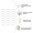 thumbnail image 2 of 100pcs Key Chain Key Ring Long Round Split Keyrings Keychain for Jewelry Making, 2 of 8