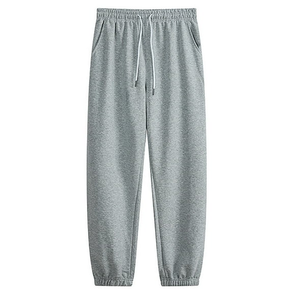 purcolt Men's Plus Size Casual Sweatpants Everyday Cotton Joggers Loose Elastic Waist Athletic Workout Sport Pants Fashion Lounge Trousers with Pockets, Big & Tall Sizes