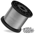 thumbnail image 1 of Wire Rope Discount Parts Direct, acero inoxidable de 1/16 pulgadas, 100 m, 368 libras, 1 of 7