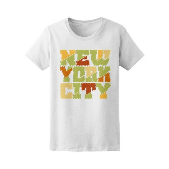 Colorful Big City New York Tee Women's - Women T-Shirt, 2XL