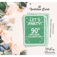 thumbnail image 1 of Darling Souvenir Green Birthday Invitation Card Printable Elegant Fill or Write In Blank Party Invites 28 Pcs 5 x 7 Inches, 1 of 5