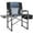 Black, variant on SUGIFT 300lbs Folding Camping Chairs with Cooler Bag, Lawn Chairs with Side Table for Outdoor, Lawn, Sports, Fishing, Black