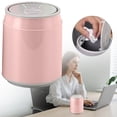 thumbnail image 2 of pdqouc Mini Countertop Trash Can with Press Type Lid, Small Wastebasket and Trash Can Dispenser for Coffee Table, Bathroom Vanity, Office Desk, and Bedside, Compact Bin, 2 of 4