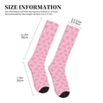thumbnail image 5 of Bixox Pink Bows Print Compression Socks,Compression Socks Women & Men Circulation for Medical,Running,Athletic, 5 of 7