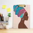 thumbnail image 6 of FMSHPON Woman Turban Clipboard Hardboard Wood Nursing Clip Board and Pull for Standard A4 Letter 13x9 inches, 6 of 8
