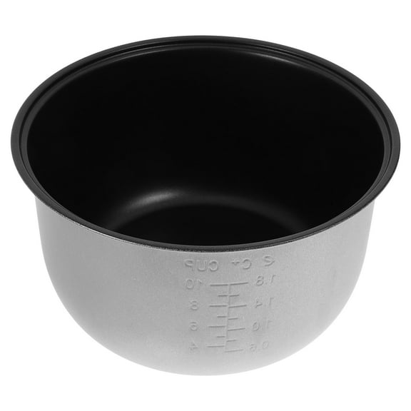 OFFIGAM Aluminum Alloy Pressure Cooker Inner Pot with Measurement Scale for Kitchen Use, Replacement Part, 1 Set