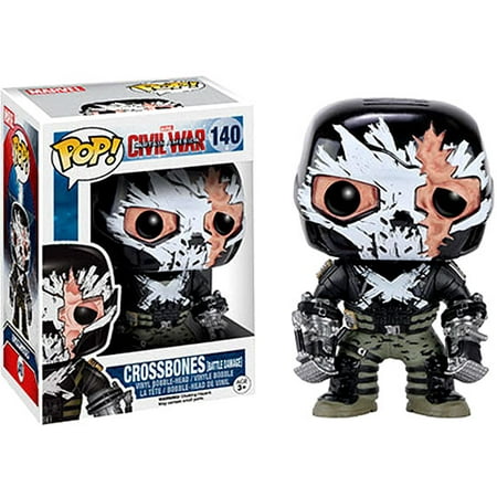 Funko POP! Marvel Crossbones Vinyl Bobble Head [Battle Damage]