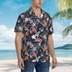 thumbnail image 3 of Fotbe Hawaiian Style Camisa Hawaiana para Hombre Unisex – Camisa Casual de Verano con Botones de Manga Corta de Algodón y Lino,XX-Large, 3 of 7