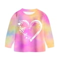 thumbnail image 5 of 5-6 Years Child Toddler Girl Clothes Ruffle Long Sleeve Print Tops and Pants 2PC Little Girl Winter Outfits Tie Dye 6-12 Months 12-24 Months 2T 3T 4T 5T 6T 7T Set, 5 of 6