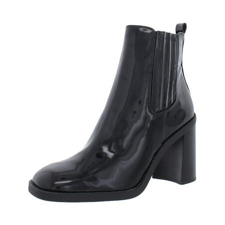 

Steve Madden Womens Acker Faux Leather Slip On Chelsea Boots