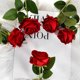 thumbnail image 3 of 10pcs Real Touch Rose Flowers Flannel Flower For Wedding Home Decor, 3 of 5