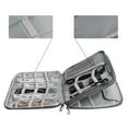 thumbnail image 4 of Portàtil Bolsa de Almacenamiento para Electrónicos Cable Organizador unidad flash Negro+Gris perfecl  Caja de almacenamiento de cable USB, 4 of 8