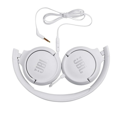 JBL - TUNE 500 Wired On-Ear Headphones - White