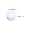 thumbnail image 2 of 8pcs White Furniture Cable Wire Rubber Grommet Cable Wire Hole Cover for Home, 2 of 9