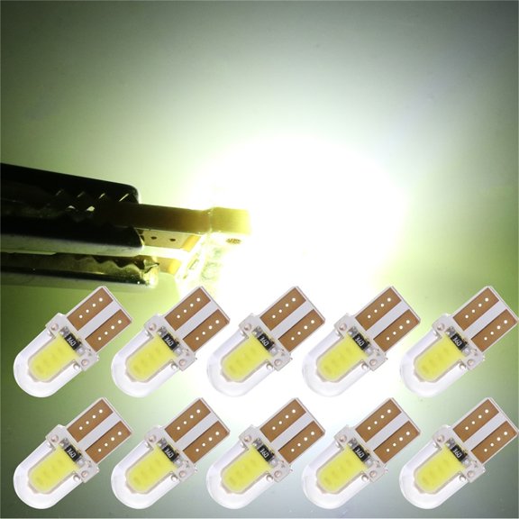 SCITOO White 10 x T10 Instrument Lights W5W 147 152 158 159 161 168 184 192 193 259 280 285 447 464 501 555 558 585 655 656 657 1250 1251 1252 2450 2652 2921 2825 PC 175 2886X