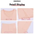 thumbnail image 5 of Gingprous 2 Piece Lounge Set for Women Oversized Tshirts with Shorts Casual Tops V Neck Summer Outfits, 5 of 10