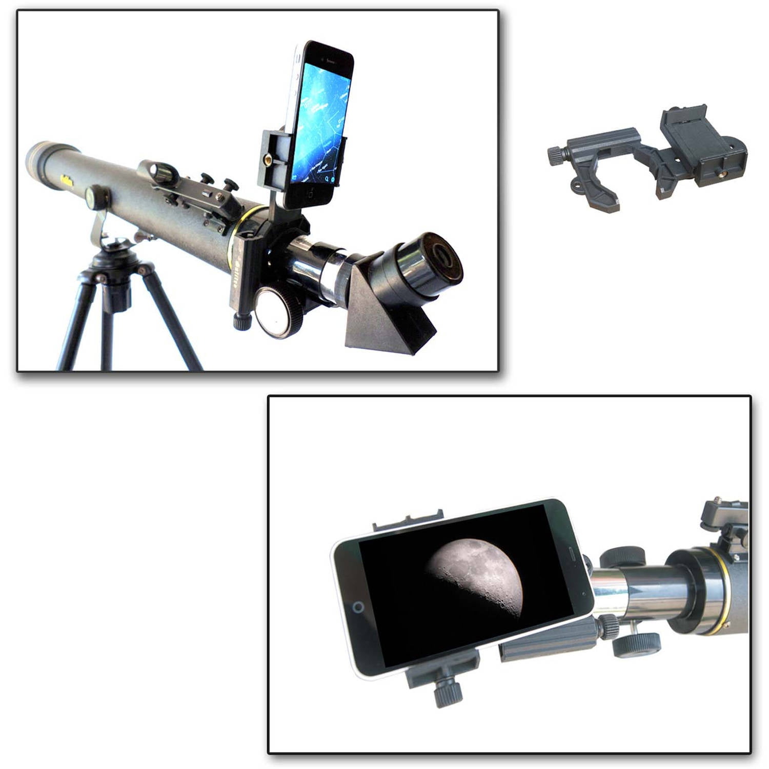 Galileo Smartphone Camera Adapter Binoculars Microscopes Telescopes 
