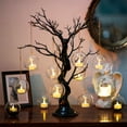 thumbnail image 2 of Sziqiqi Hanging Tea Light Holder Acrylic Globes Set of 20 Bulb 3.15'' Ornaments Fillable for Party Wedding Centerpiece Christmas Home Decorations DIY, 2 of 7