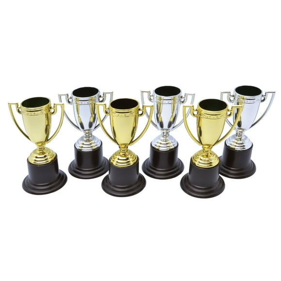 Bristol Novelty Trophées Mini Vainqueur (Pack de 6)