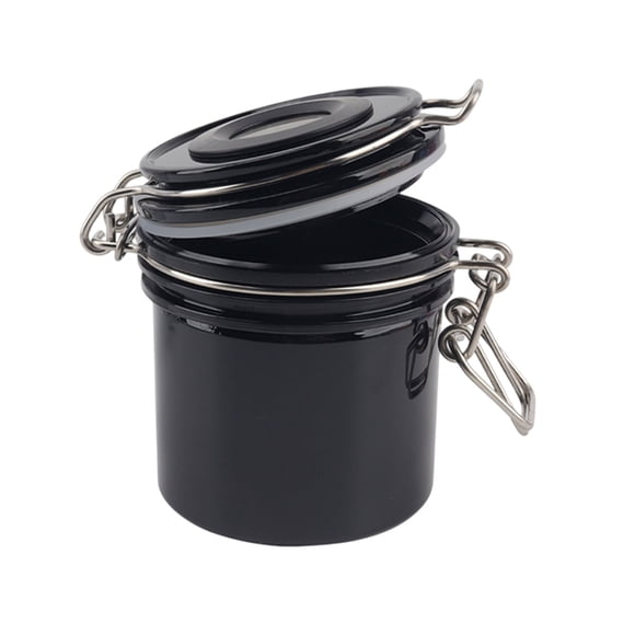 Injueey Tarro de almacenamiento de pestañas ABS sellado y protegido con termómetro, higrómetro, tarro de almacenamiento de pegamento para Almacenamiento y organización del hogar B