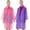 Pink+Purple, variant on 2Pack Rain Ponchos Raincoats for Kids, Reusable Boys Girls Rain Jackets Emergency with Hood for Family Travel Outdoor