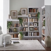 Liberty Furniture Magnolia Manor Stepped Bookcase Wall - White