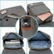 thumbnail image 5 of Mochila para portátil Mancio Slim Vintage para viajes 15.6 pulgadas, gris, 5 of 7