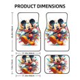 thumbnail image 2 of Cartoon Mickey Mouse And Minnie Mouse Car Floor Mats Universal Floor Mats for Cars Front Rear Car Foot Mats Cute Anime Pattern Car Accessories for Trucks, 2 of 5